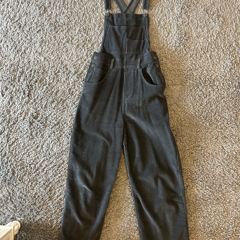 Women's Black Overalls